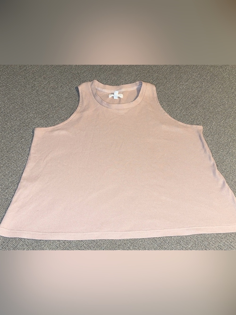 Daydreamer Ribbed Sleeveless Tank - Blush Pink